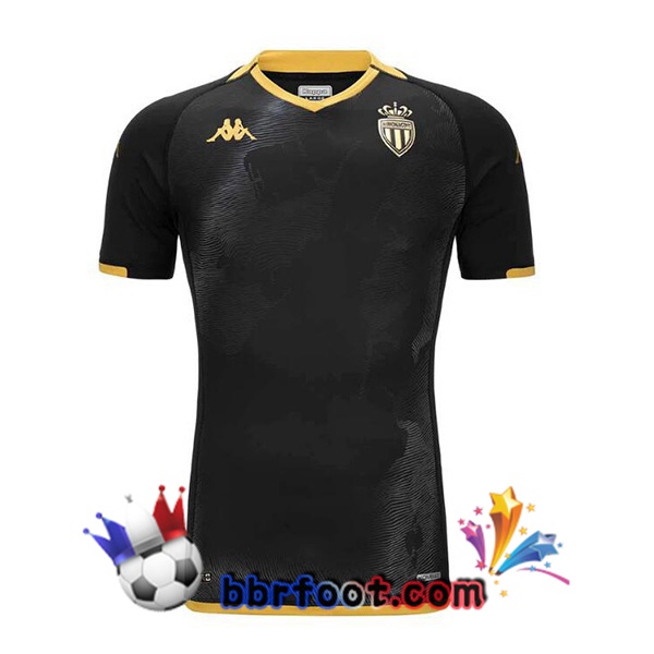 Maillot Foot AS Monaco Exterieur Noir 2023/2024