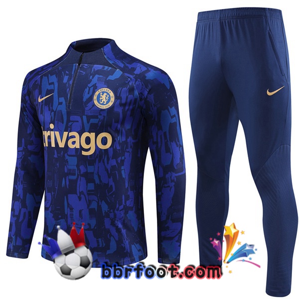 Survetement Foot FC Chelsea Bleu 2023/2024