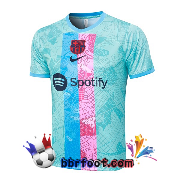 Training T-Shirts FC Barcelone Bleu 2023/2024