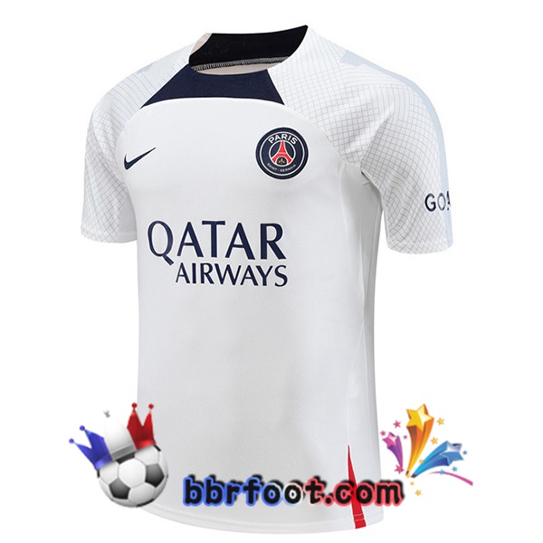 Training T-Shirts Paris PSG Blanc 2023/2024