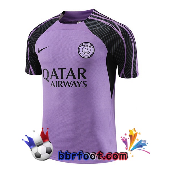 Training T-Shirts Paris PSG Pourpre 2023/2024 Training T-Shirts Paris PSG Pourpre 2023/2024
