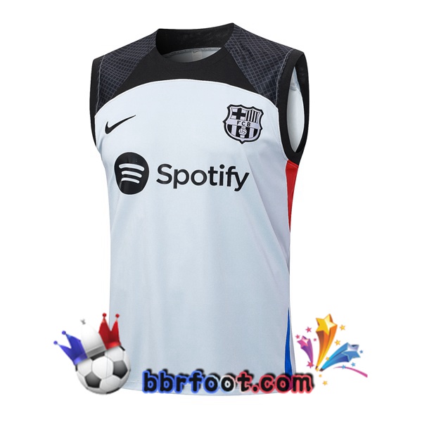 Gilet Foot FC Barcelone Gris 2023/2024