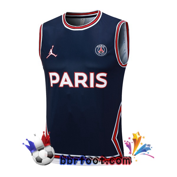 Gilet Foot Paris PSG Bleu Royal 2023/2024