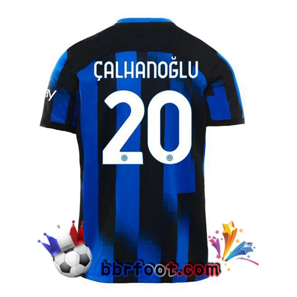 Maillot Foot Inter Milan (ÇALHANOĞLU 20) Domicile Bleu 2023/2024 Maillot Foot Inter Milan (ÇALHANOĞLU 20) Domicile Bleu 2023/2024