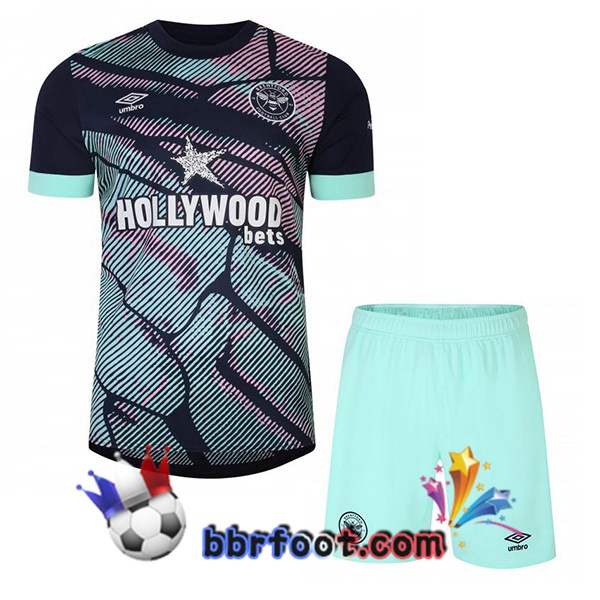 Maillot Foot Brentford FC Enfant Domicile Bleu 2023/2024