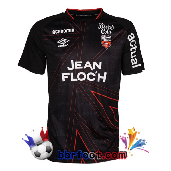 Maillot Foot FC Lorient Exterieur Noir 2023/2024