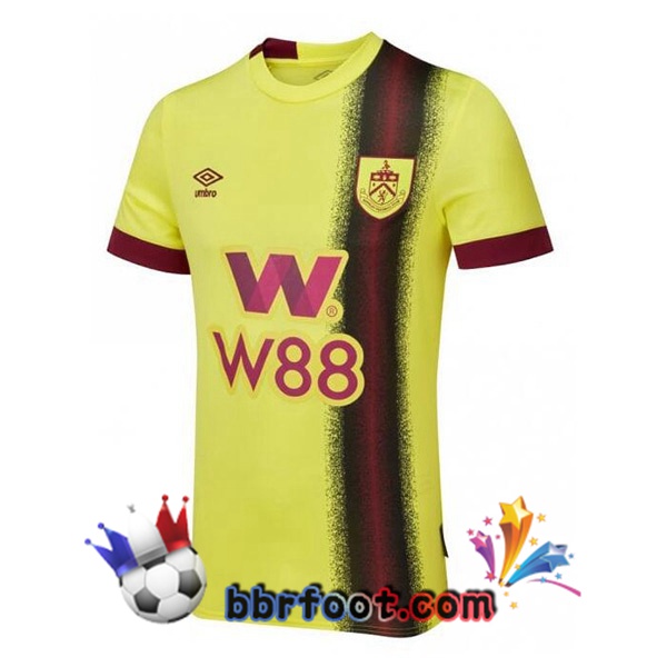 Maillot Foot Burnley Exterieur Jaune 2023/2024