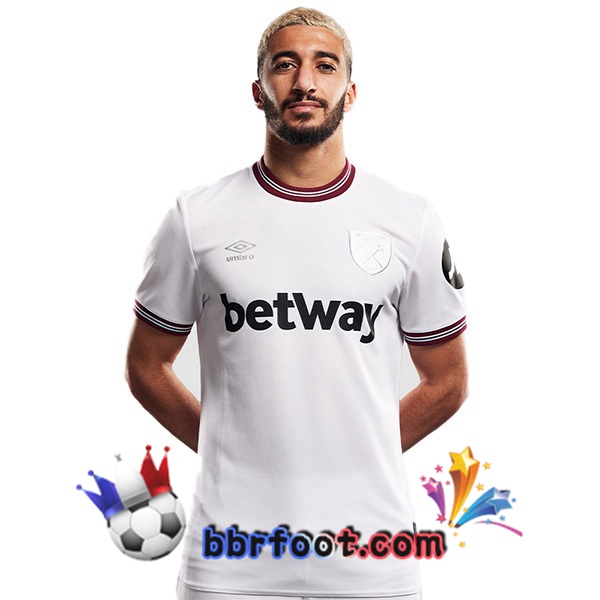 Maillot Foot West Ham Exterieur Blanc 2023/2024