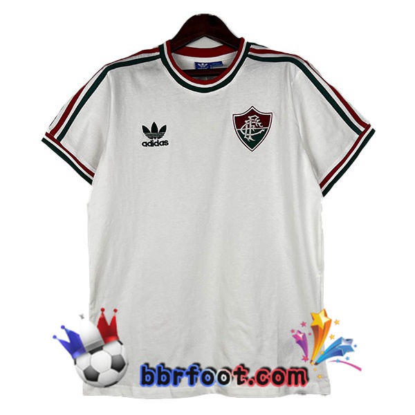Maillot de Foot Fluminense Retro Domicile Blanc 2014-2015