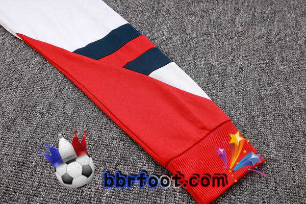 Survetement Foot Arsenal Rouge Blanc 2023/2024