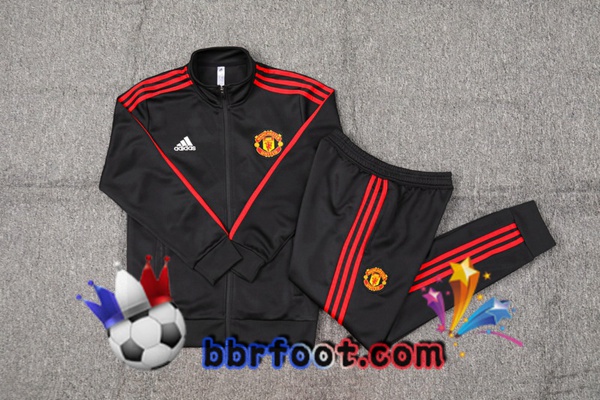 Veste Survetement Foot Manchester United Noir 2023/2024
