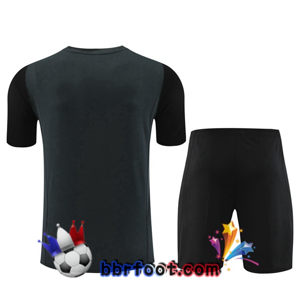 Ensemble Training T-Shirts Real Madrid + Shorts Gris 2023/2024