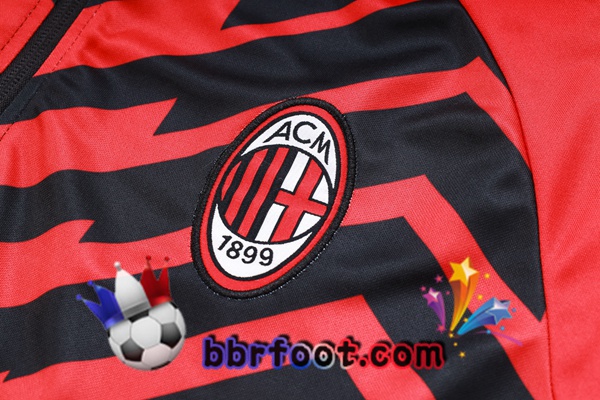 Survetement Foot AC Milan Rouge 2023/2024