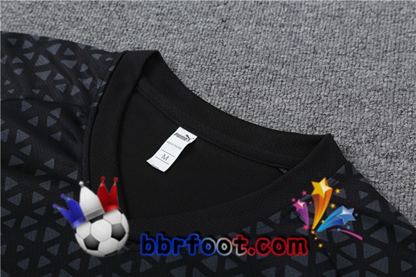 Ensemble Training T-Shirts Marseille OM + Shorts Noir 2023/2024