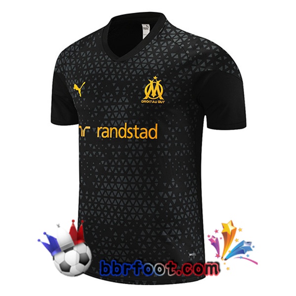 Training T-Shirts Marseille OM Noir 2023/2024