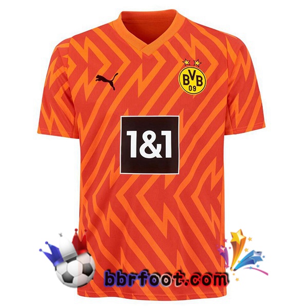 Maillot Foot Dortmund BVB Gardien de but Orange 2023/2024