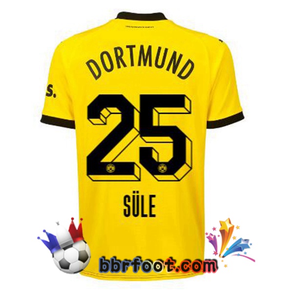 Maillot Foot Dortmund BVB (Süle 25) Domicile Jaune Noir 2023/2024