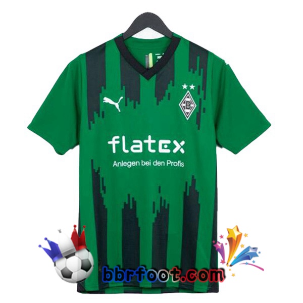 Maillot Foot Monchengladbach Exterieur Vert 2023/2024