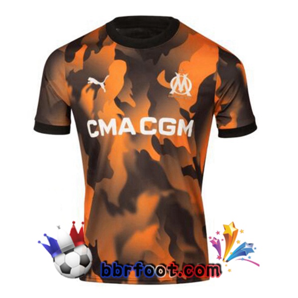 Maillot Foot Marseille OM Third Noir Jaune 2023/2024 Maillot Foot Marseille OM Third Noir Jaune 2023/2024