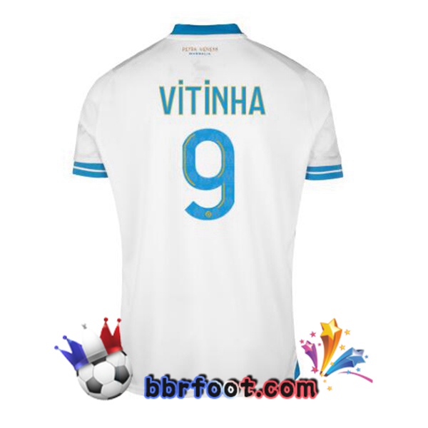 Maillot Foot Marseille OM (VITINHA 9) Domicile Blanc 2023/2024