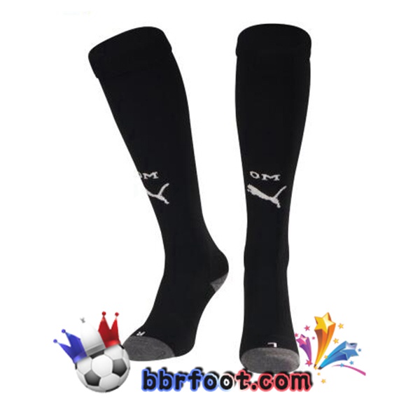 Chaussettes Foot Marseille OM Third Noir 2023/2024 Chaussettes Foot Marseille OM Third Noir 2023/2024