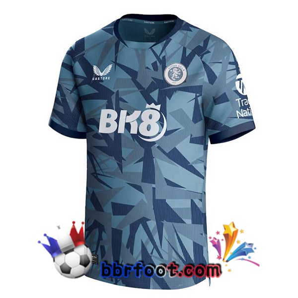 Maillot Foot Aston Villa Third Bleu 2023/2024