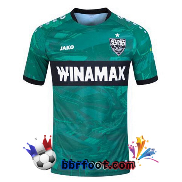 Maillot Foot VfB Stuttgart Third Vert 2023/2024