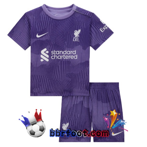 Maillot Foot FC Liverpool Enfant Third Pourpre 2023/2024