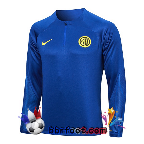 Sweatshirts Homme Inter Milan Bleu 2023/2024 Sweatshirts Homme Inter Milan Bleu 2023/2024