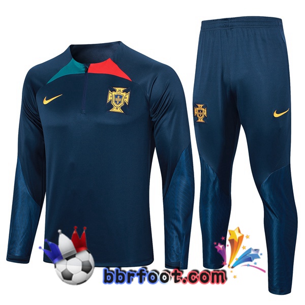 Survetement Foot Portugal Bleu Royal 2023/2024