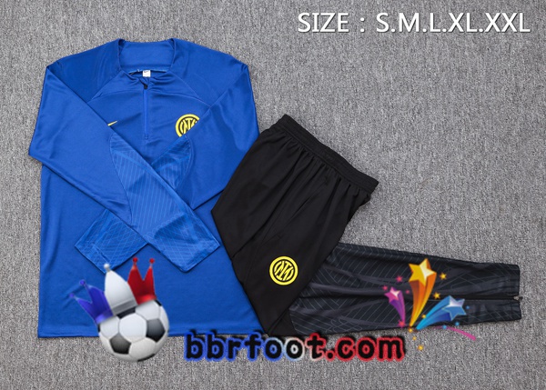 Survetement Foot Inter Milan Bleu 2023/2024