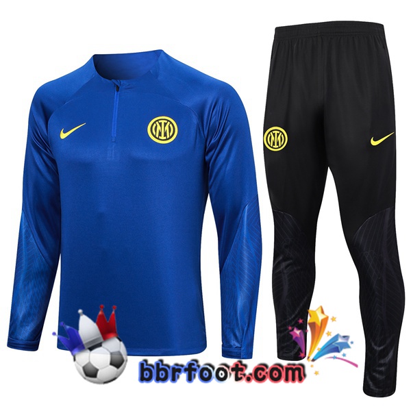 Survetement Foot Inter Milan Bleu 2023/2024