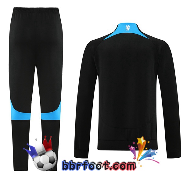 Veste Survetement Foot FC Chelsea Noir 2023/2024