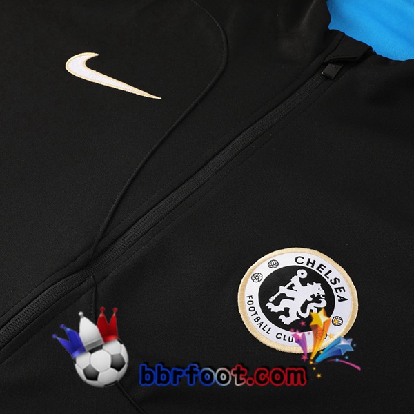Veste Survetement Foot FC Chelsea Noir 2023/2024