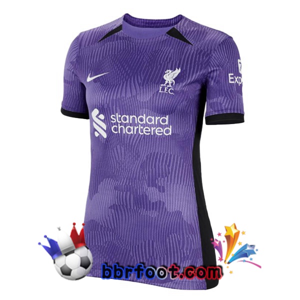 Maillot Foot FC Liverpool Femme Third Pourpre 2023/2024