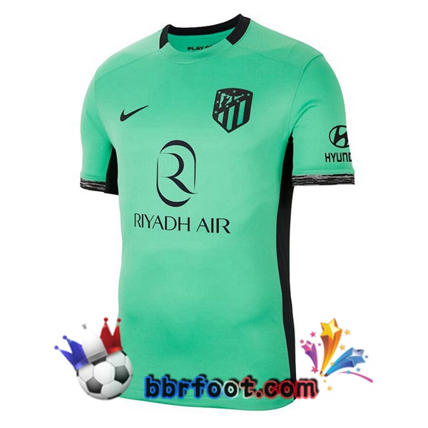 Maillot Foot Atletico Madrid Third Vert 2023/2024