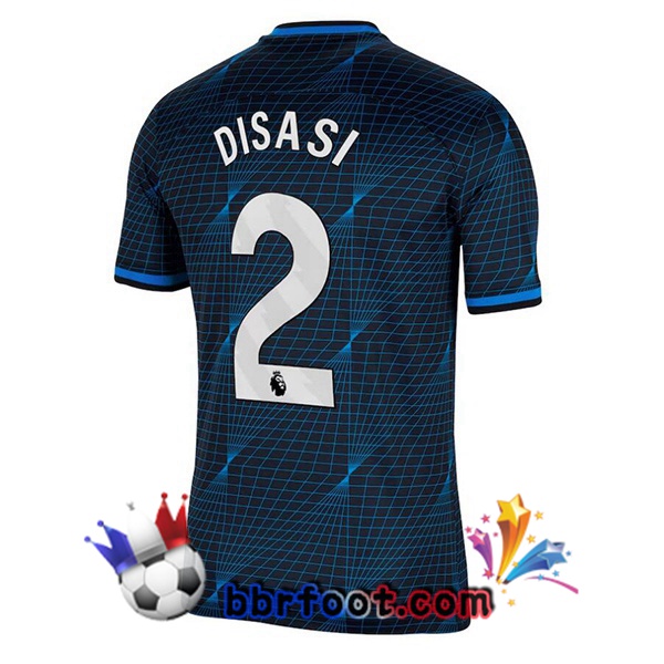 Maillot Foot FC Chelsea (Disasi 2) Exterieur Bleu 2023/2024
