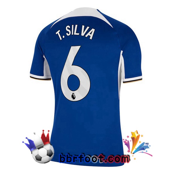 Maillot Foot FC Chelsea (T. Silva 6) Domicile Bleu 2023/2024