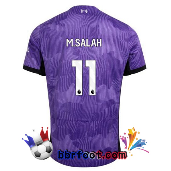 Maillot Foot FC Liverpool (M.SALAH 11) Third Pourpre 2023/2024