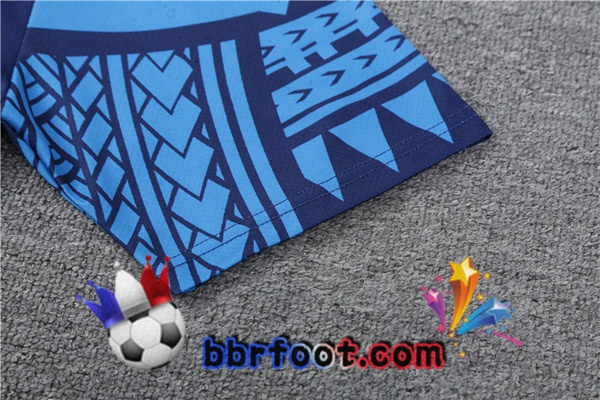 Ensemble Training T-Shirts SSC Naples + Shorts Bleu Royal 2023/2024