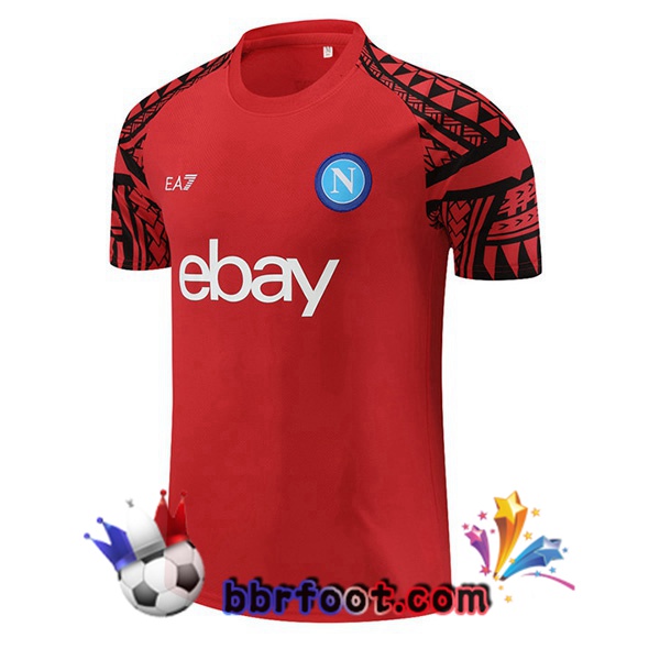 Training T-Shirts SSC Naples Rouge 2023/2024