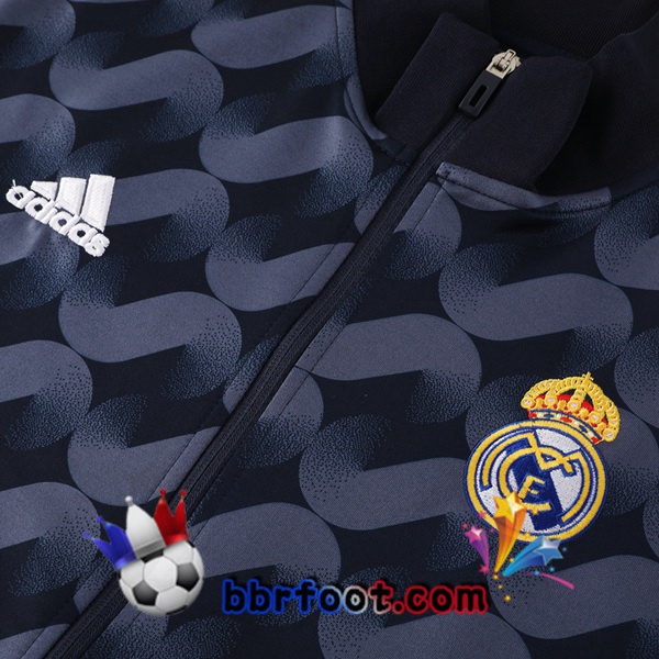 Survetement Foot - Veste Real Madrid Bleu Royal 2024/2025