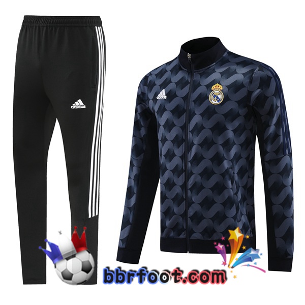 Survetement Foot - Veste Real Madrid Bleu Royal 2024/2025