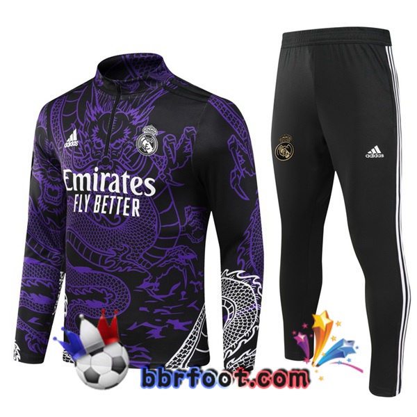 Survetement Foot Real Madrid Pourpre 2024/2025