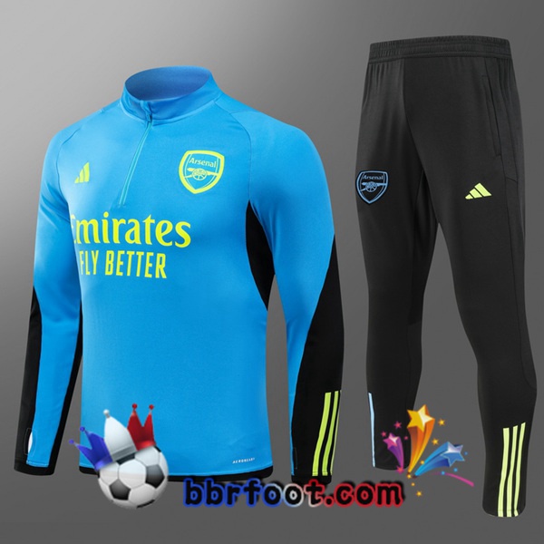 Survetement Foot Arsenal Enfant Bleu 2024/2025