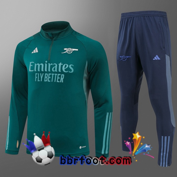 Survetement Foot Arsenal Enfant Vert 2024/2025