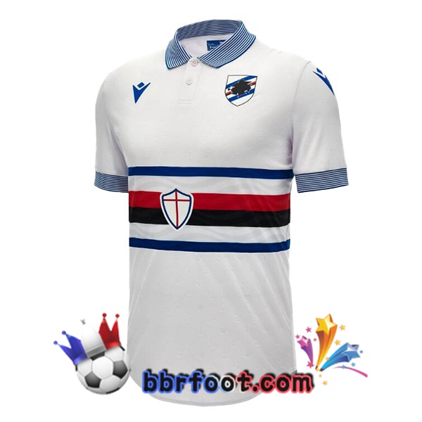 Maillot Foot UC Sampdoria Exterieur Blanc 2023/2024