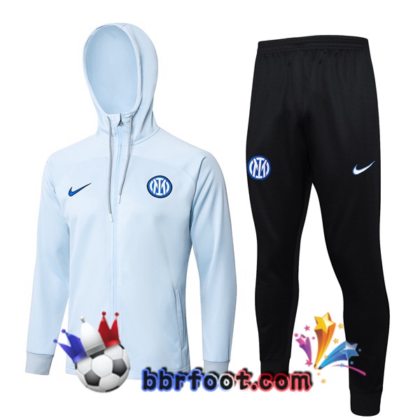 Survetement de Foot - Coupe Vent Inter Milan Bleu 2024/2025