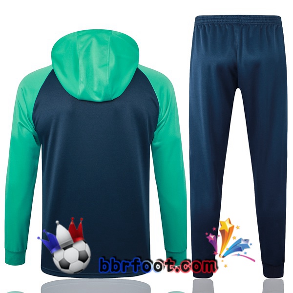Survetement de Foot - Coupe Vent FC Barcelone Vert 2024/2025
