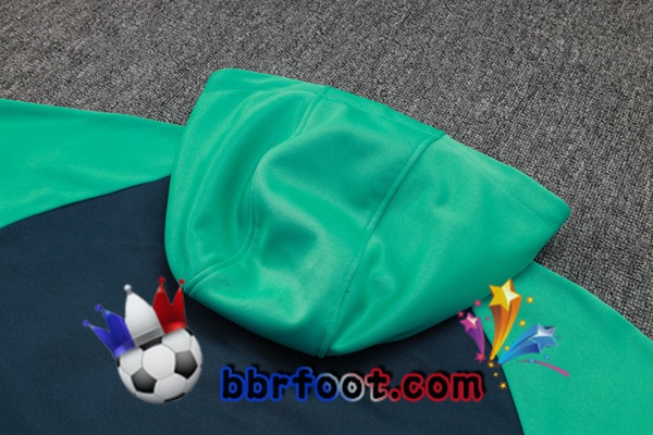 Survetement de Foot - Coupe Vent FC Barcelone Vert 2024/2025